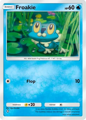 Froakie card art (Deluxe Pack: ex)