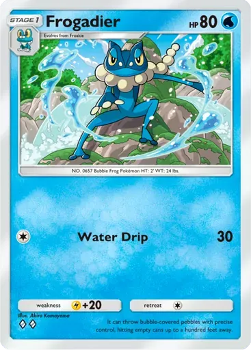Frogadier card art (Deluxe Pack: ex)