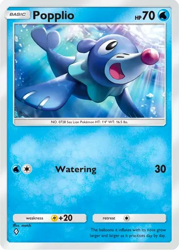 Popplio card art (Deluxe Pack: ex)