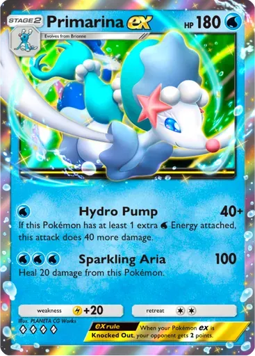 Primarina ex card art (Deluxe Pack: ex)