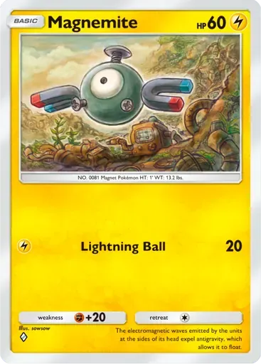 Magnemite card art (Deluxe Pack: ex)