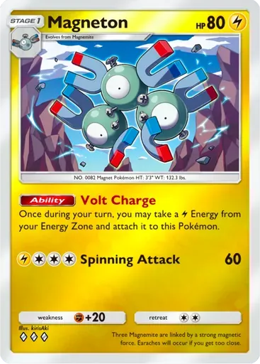 Magneton card art (Deluxe Pack: ex)