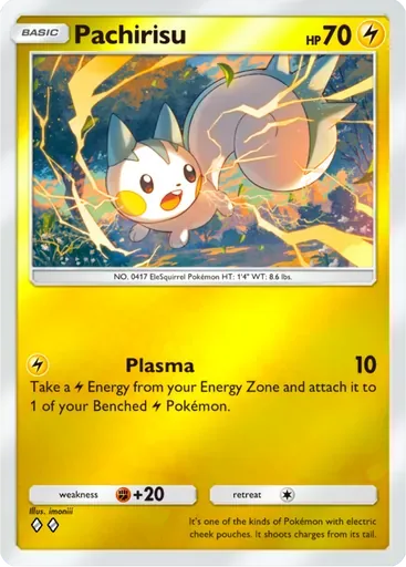 Pachirisu card art (Deluxe Pack: ex)
