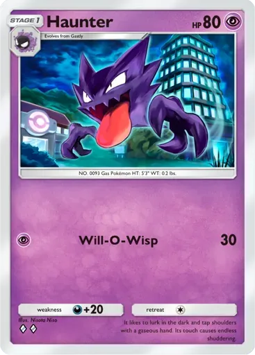 Haunter card art (Deluxe Pack: ex)