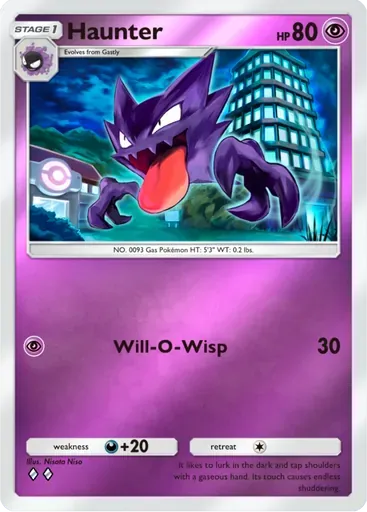 Haunter card art (Deluxe Pack: ex)