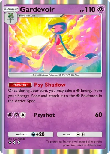 Gardevoir card art (Deluxe Pack: ex)