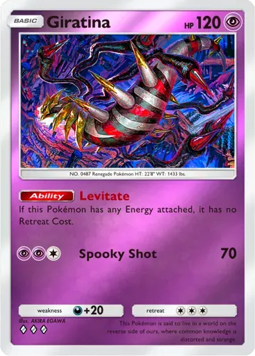 Giratina card art (Deluxe Pack: ex)