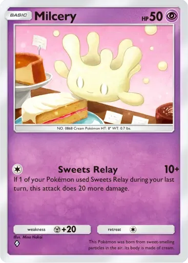 Milcery card art (Deluxe Pack: ex)