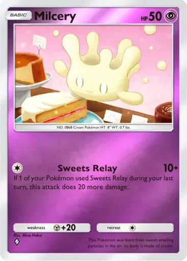 Milcery card art (Deluxe Pack: ex)