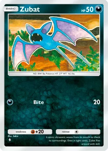 Zubat card art (Deluxe Pack: ex)