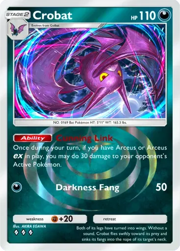 Crobat card art (Deluxe Pack: ex)