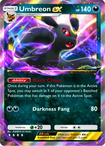 Umbreon ex card art (Deluxe Pack: ex)