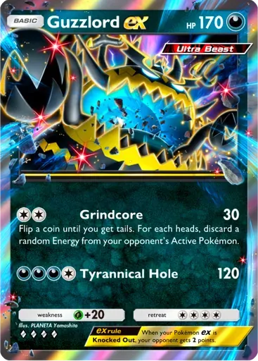 Guzzlord ex card art (Deluxe Pack: ex)