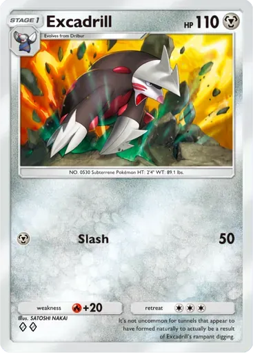 Excadrill card art (Deluxe Pack: ex)