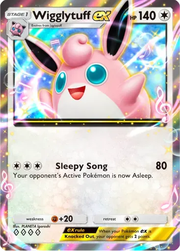 Wigglytuff ex card art (Deluxe Pack: ex)
