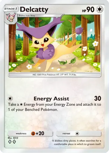 Delcatty card art (Deluxe Pack: ex)