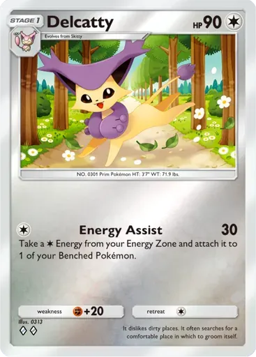 Delcatty card art (Deluxe Pack: ex)