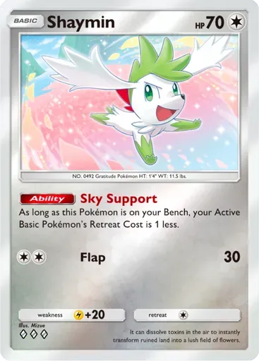 Shaymin card art (Deluxe Pack: ex)