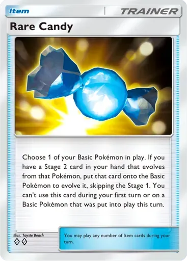 Rare Candy card art (Deluxe Pack: ex)