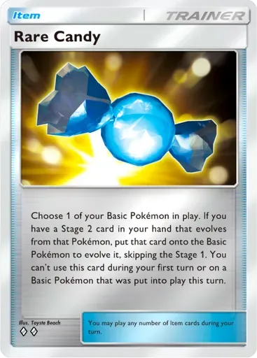 Rare Candy card art (Deluxe Pack: ex)