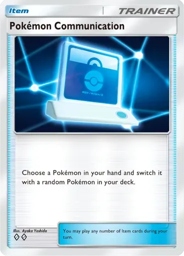 Pokémon Communication card art (Deluxe Pack: ex)