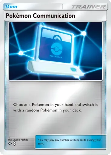 Pokémon Communication card art (Deluxe Pack: ex)