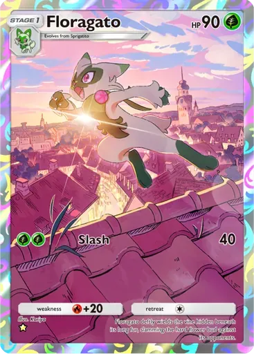 Floragato card art (Deluxe Pack: ex)