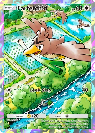 Farfetch'd card art (Deluxe Pack: ex)