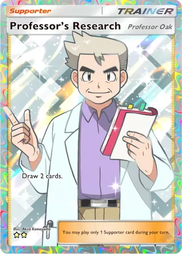 Professor's Research card art (Deluxe Pack: ex)