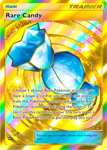 Rare Candy card art (Deluxe Pack: ex)