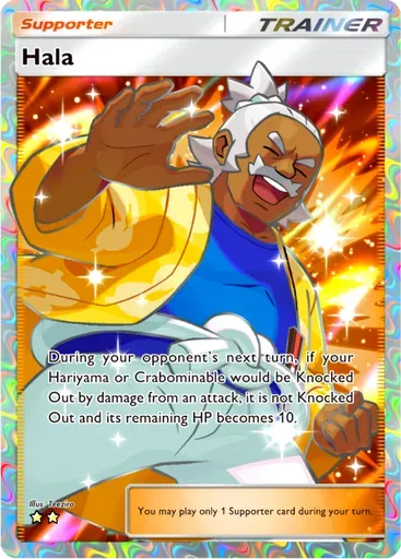 Hala card art (Mega Rising)