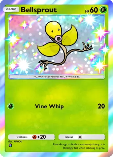 Bellsprout card art (Mega Rising)