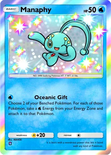 Manaphy card art (Mega Rising)
