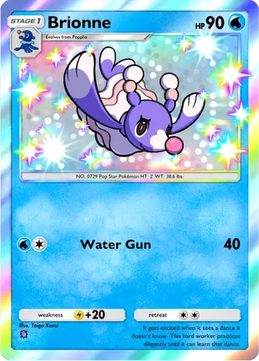 Brionne card art (Mega Rising)