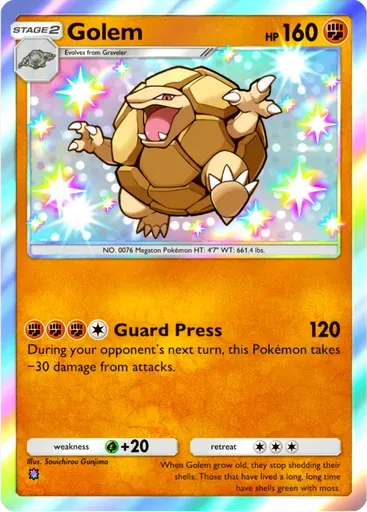 Golem card art (Mega Rising)