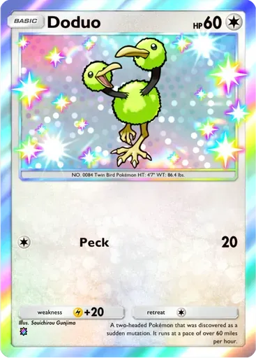 Doduo card art (Mega Rising)