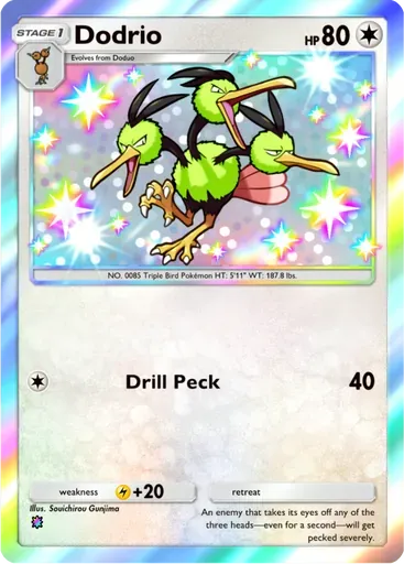 Dodrio card art (Mega Rising)
