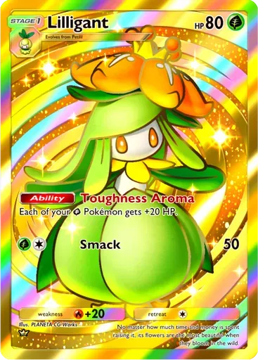 Lilligant card art (Mega Rising)