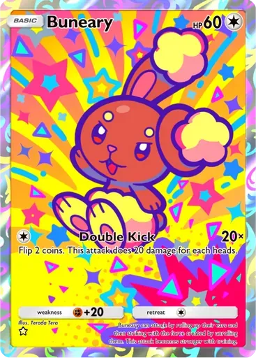 Buneary card art (Crimson Blaze)