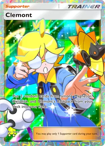 Clemont card art (Crimson Blaze)