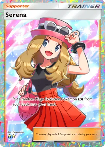 Serena card art (Crimson Blaze)