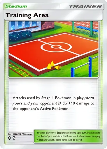 Training Area card art (Fantastical Parade)