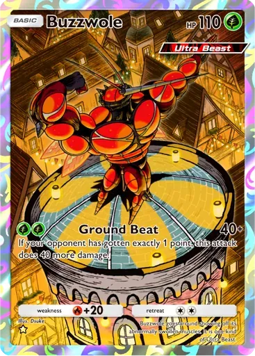 Buzzwole card art (Fantastical Parade)