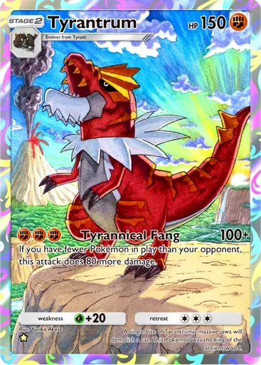 Tyrantrum card art (Fantastical Parade)