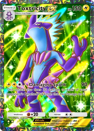 Toxtricity ex card art (Fantastical Parade)
