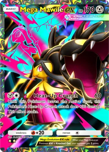 Mega Mawile ex card art (Fantastical Parade)