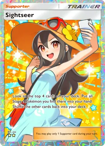Sightseer card art (Fantastical Parade)