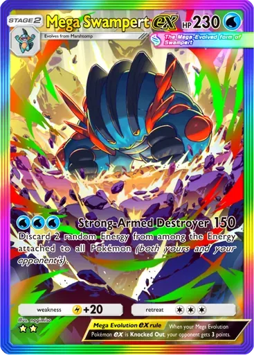 Mega Swampert ex card art (Fantastical Parade)