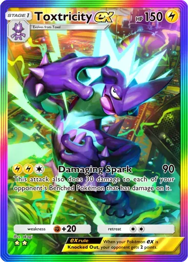 Toxtricity ex card art (Fantastical Parade)