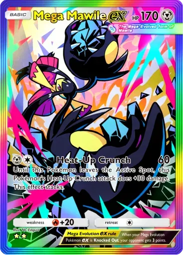 Mega Mawile ex card art (Fantastical Parade)